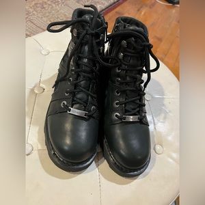 Harley Davidson biker boots size 7